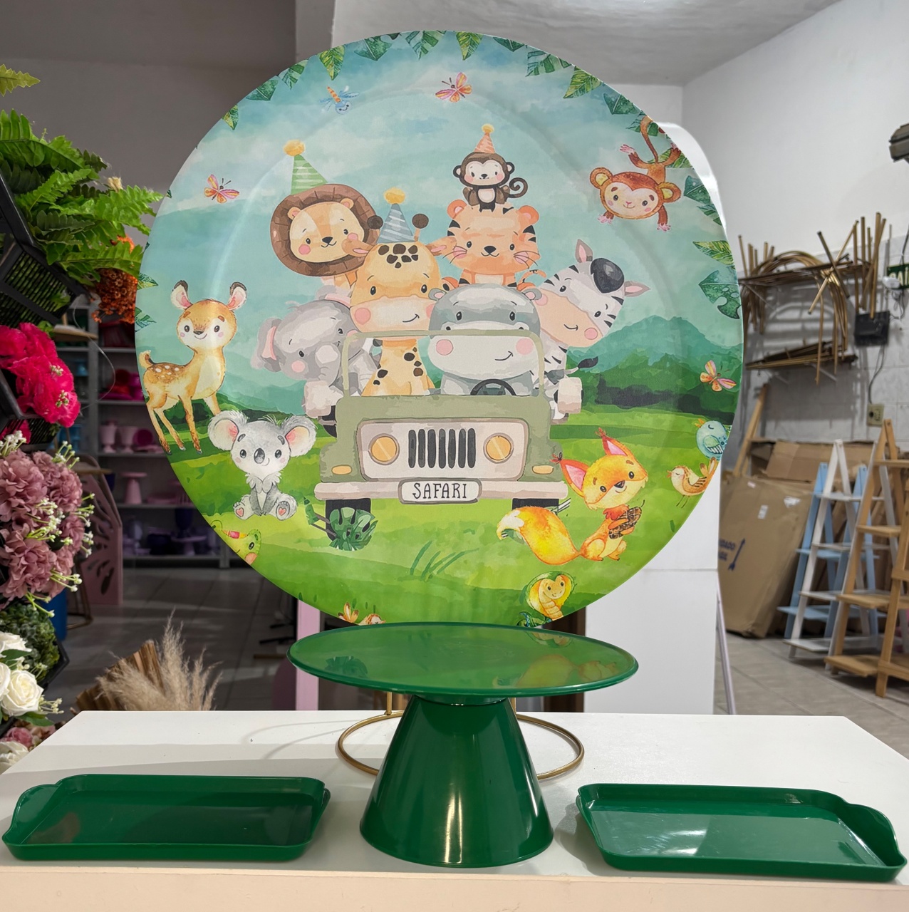 Decoração de Mesa Safari Menino - Antonella Decorações