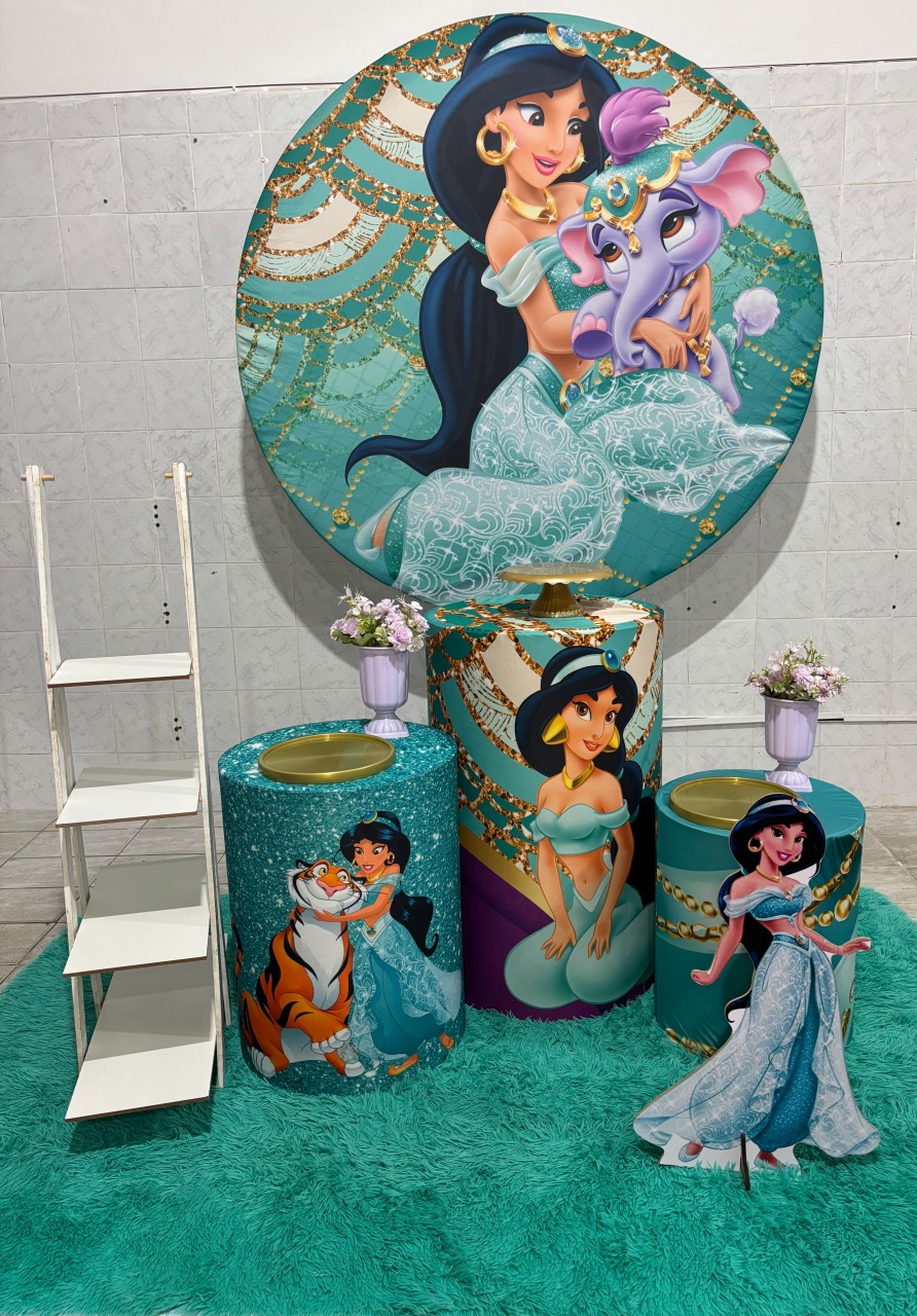 Jasmine (Kit Prata) - Antonella Decorações
