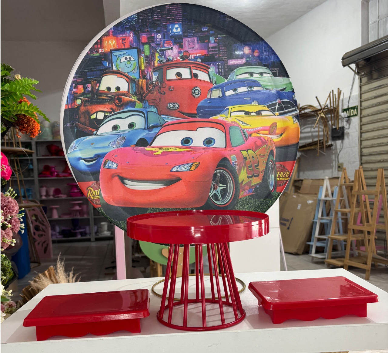 Decoração de Mesa Carros - Antonella Decorações