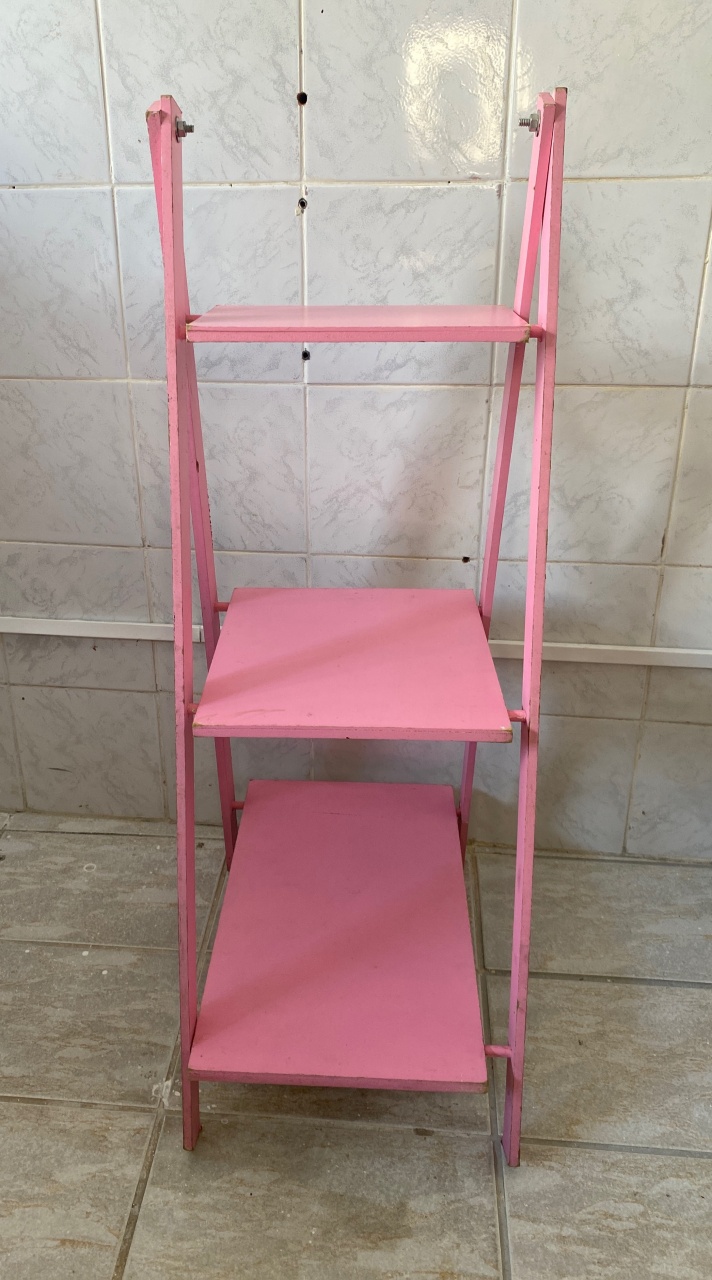 Escadinha Rosa 3 Andares - Antonella Decorações