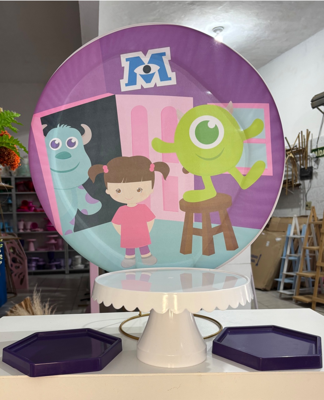 Decoração de Mesa Monstros Sa  - Antonella Decorações