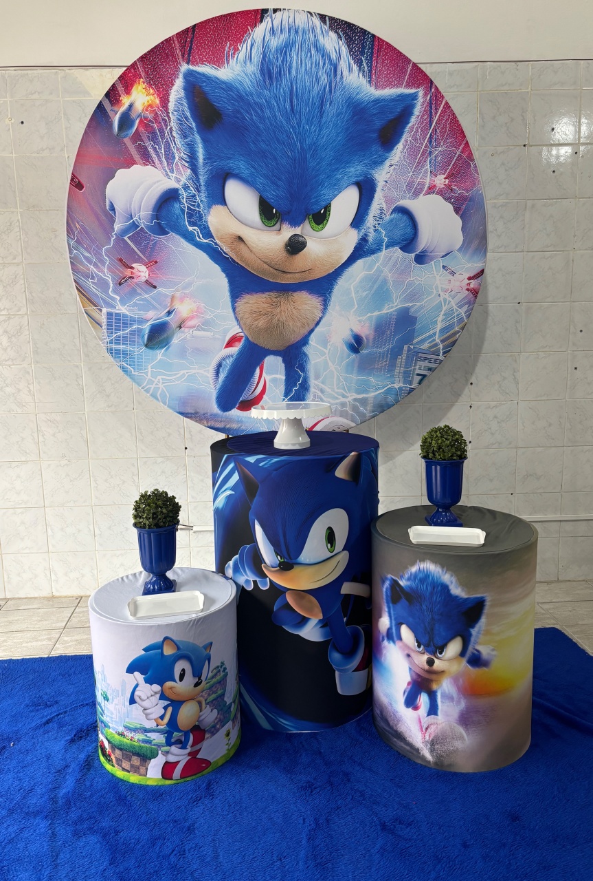 Sonic (Kit Bronze) - Antonella Decorações