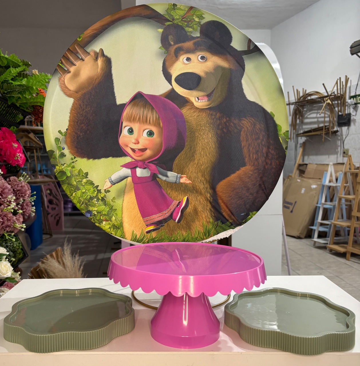 Decoração de Mesa Masha E O Urso - Antonella Decorações