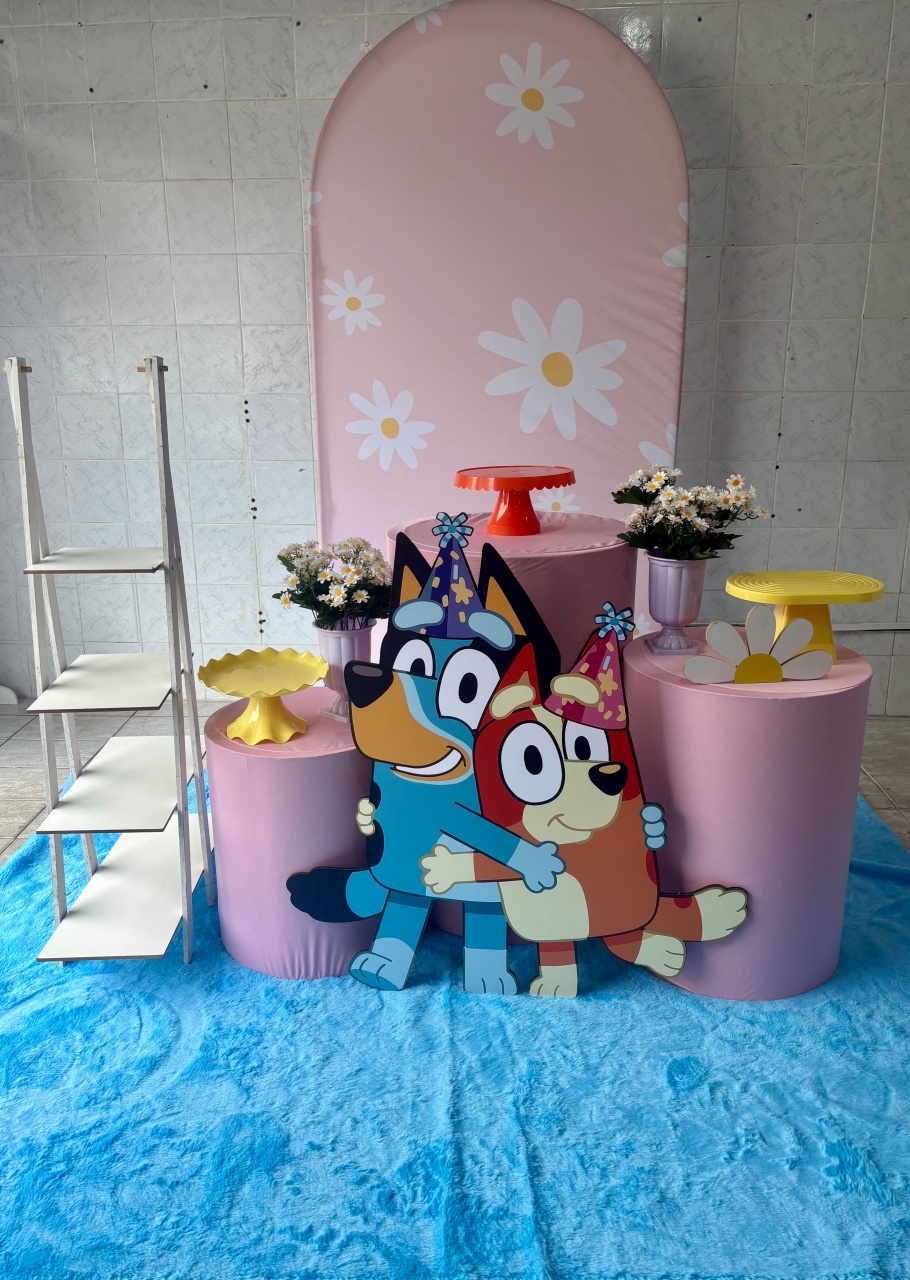 Bluey (Kit Prata) - Antonella Decorações