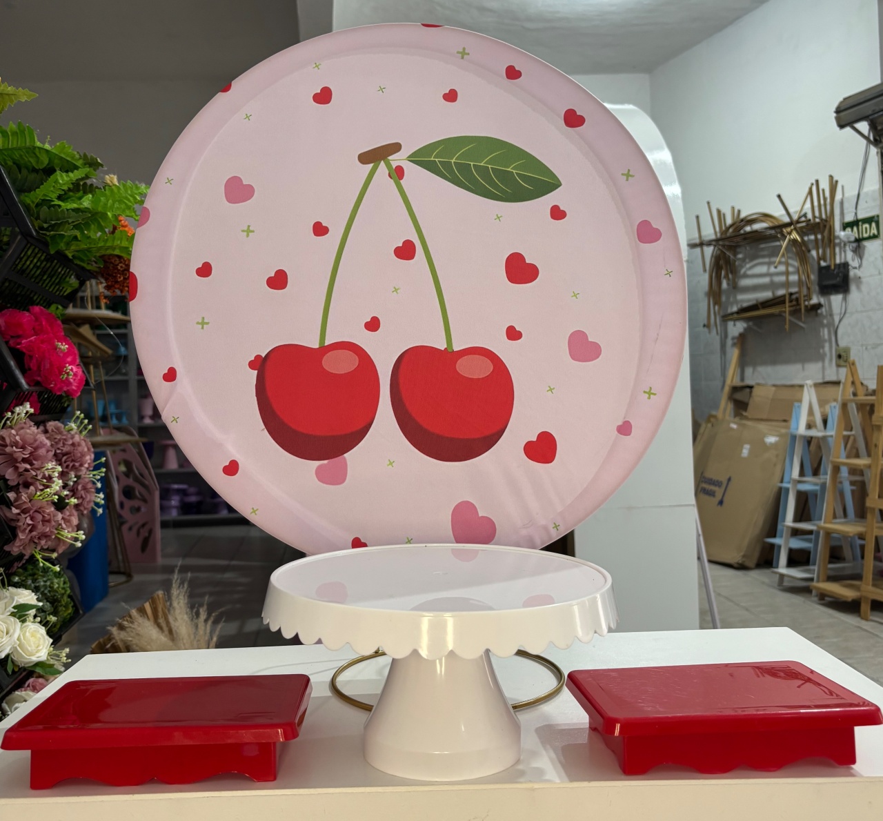Decoração de Mesa Cerejinha  - Antonella Decorações