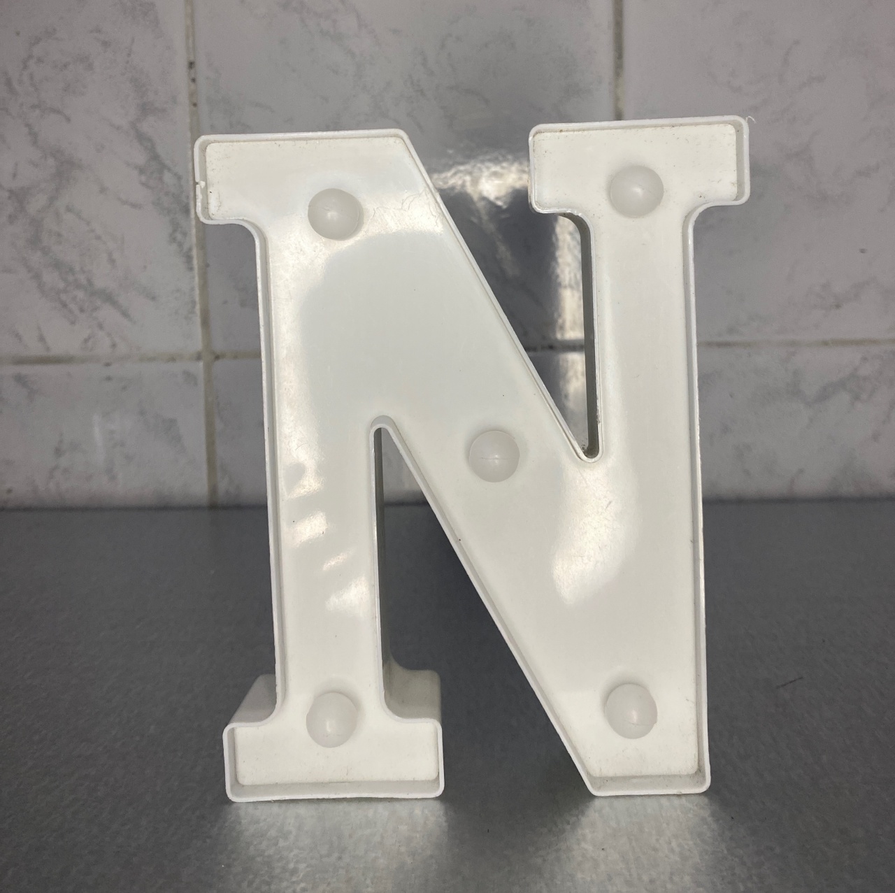 Letra N 15 Cm - Antonella Decorações