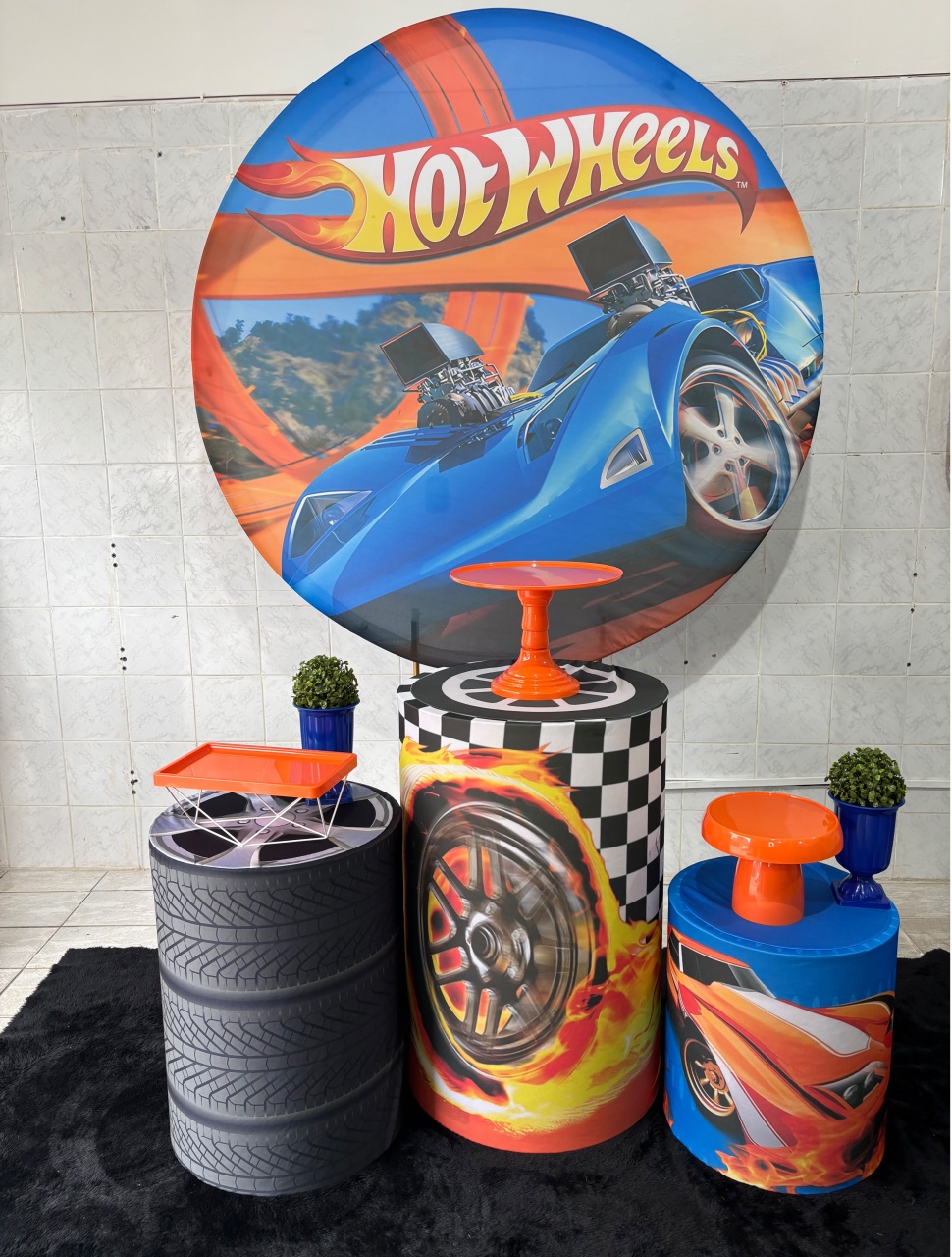 Hotwheels (Kit Bronze) - Antonella Decorações