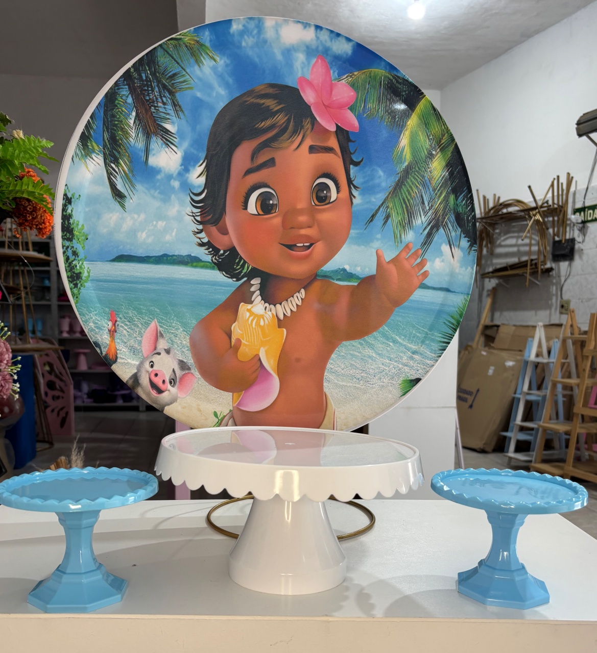 Decoração de Mesa Moana Baby  - Antonella Decorações