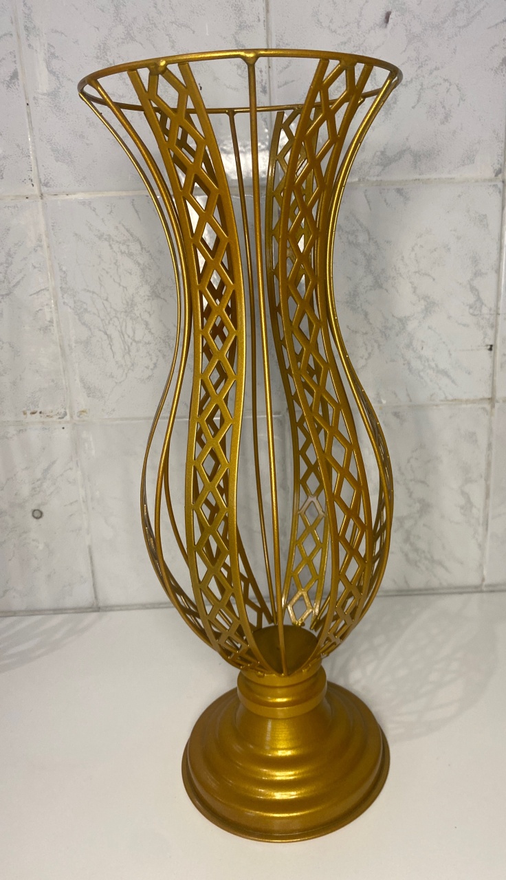 Vaso Grande Dourado - Antonella Decorações