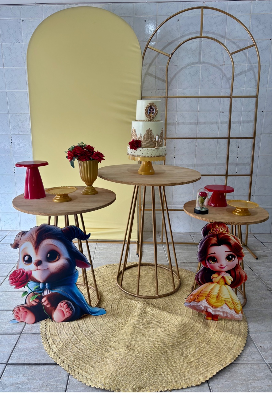 Bela E A Fera Cute - Antonella Decorações