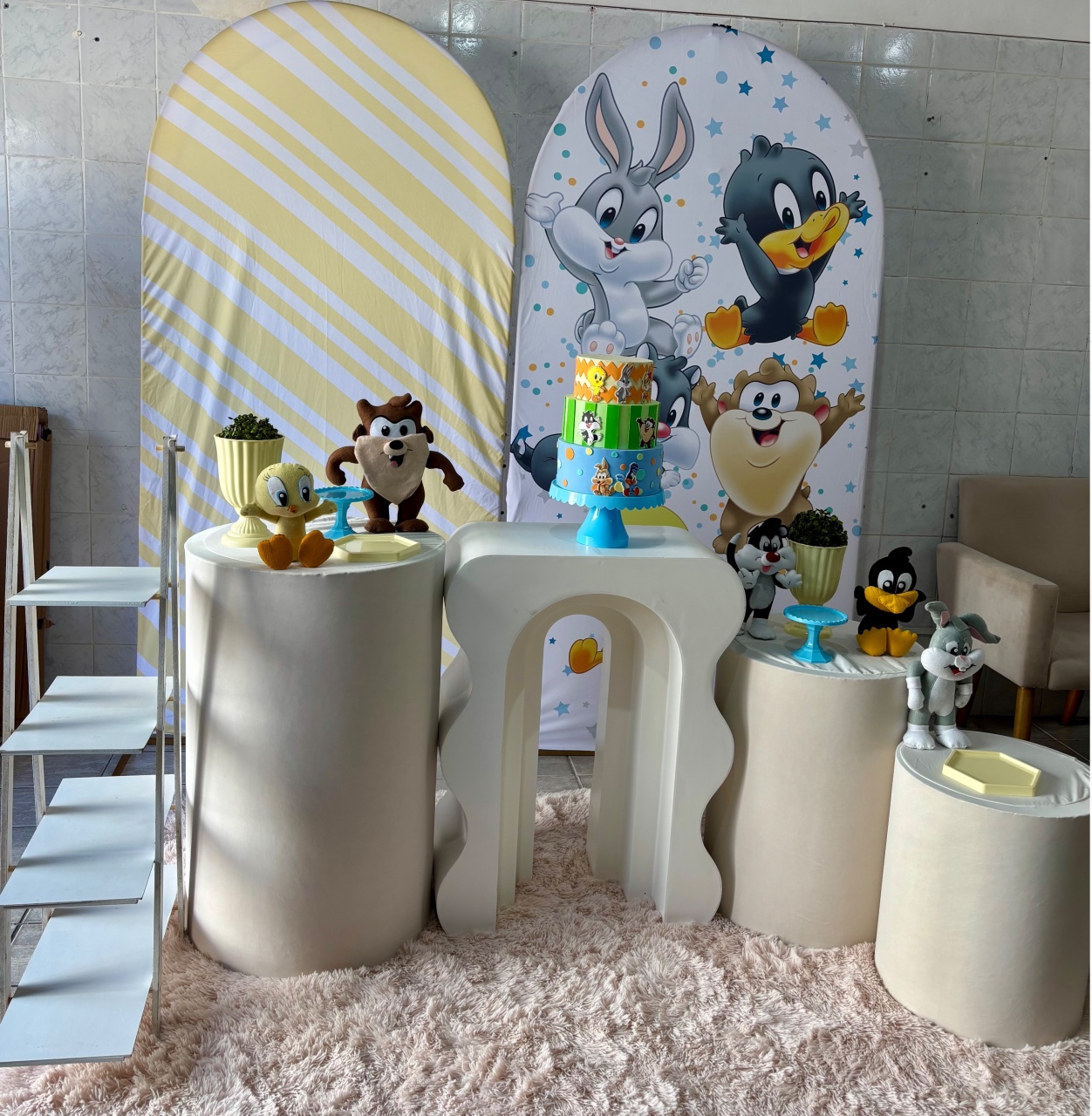 Baby Looney Tunes Kit Ouro - Antonella Decorações
