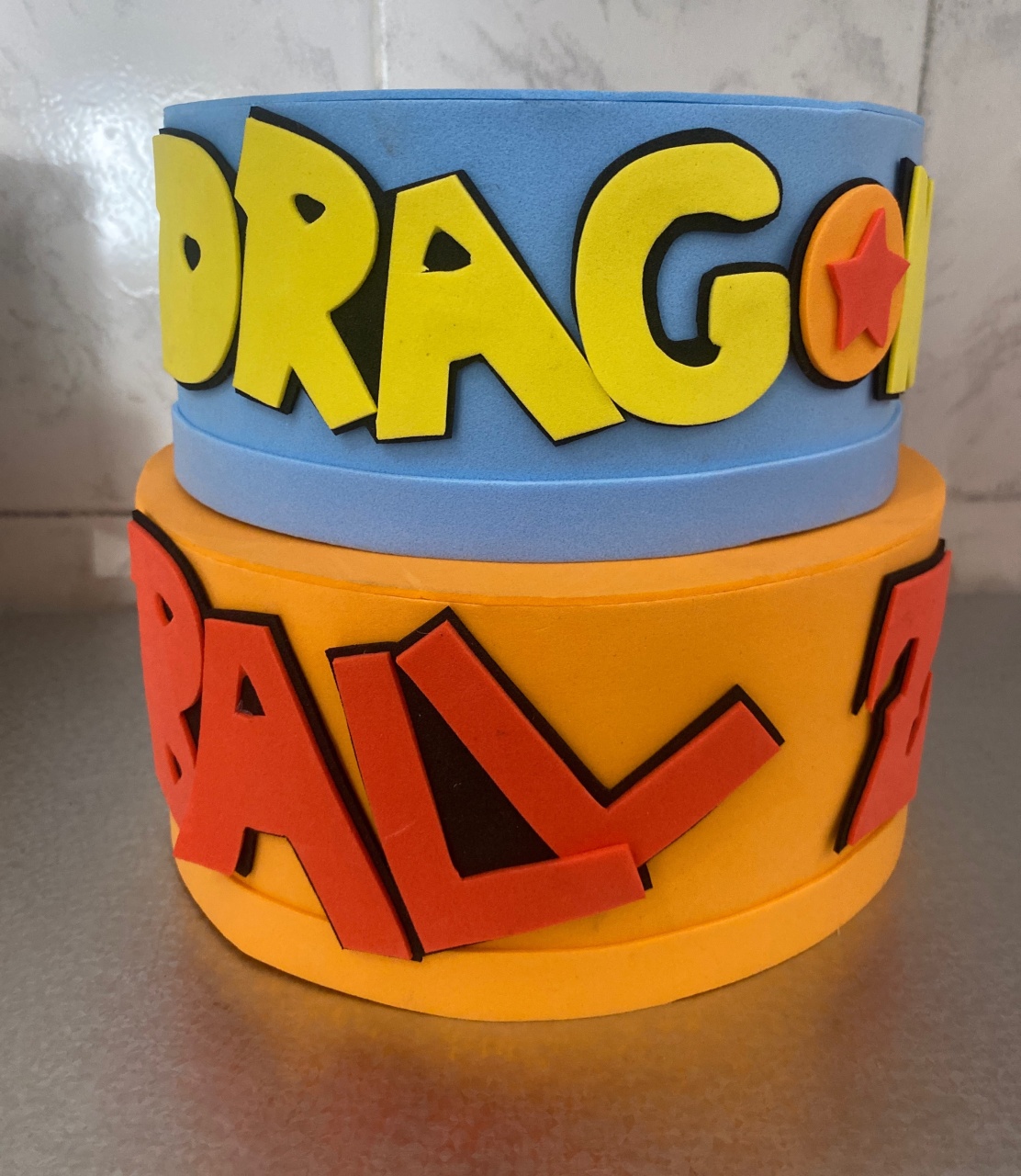 Bolo Fake Dragon Ball Z - Antonella Decorações