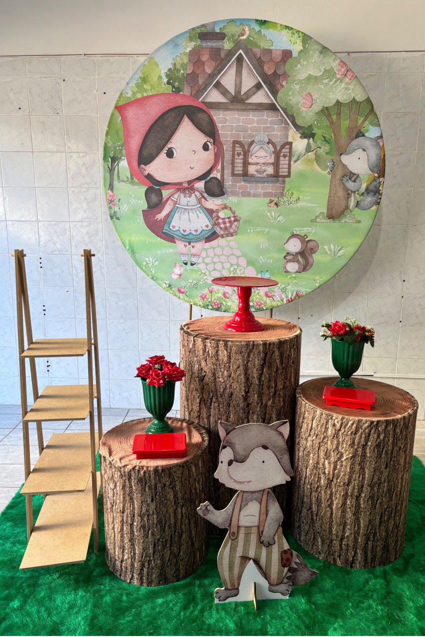 Chapeuzinho Vermelho (Kit Prata) - Antonella Decorações