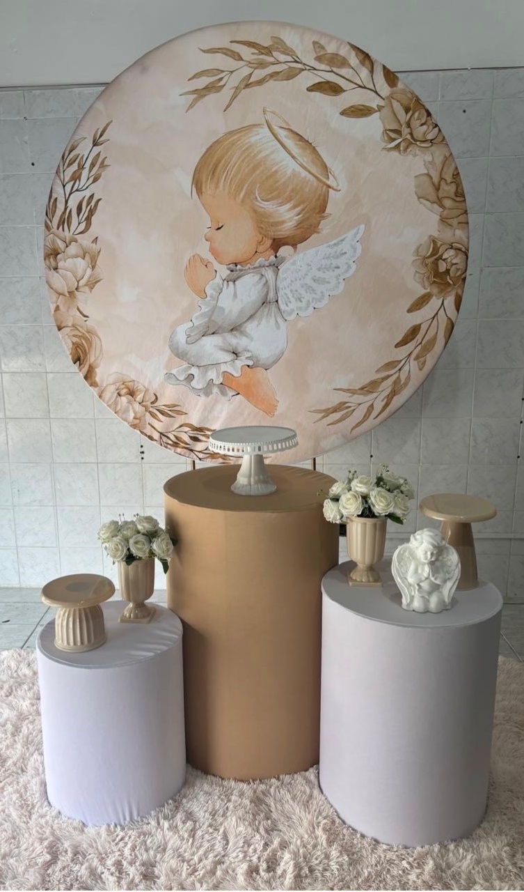 Batizado Anjinho  - Antonella Decorações