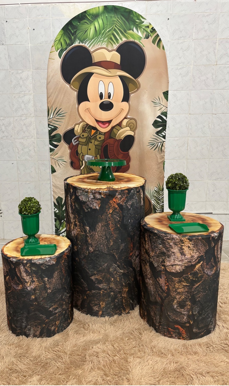Mickey Safari (Kit Bronze) - Antonella Decorações
