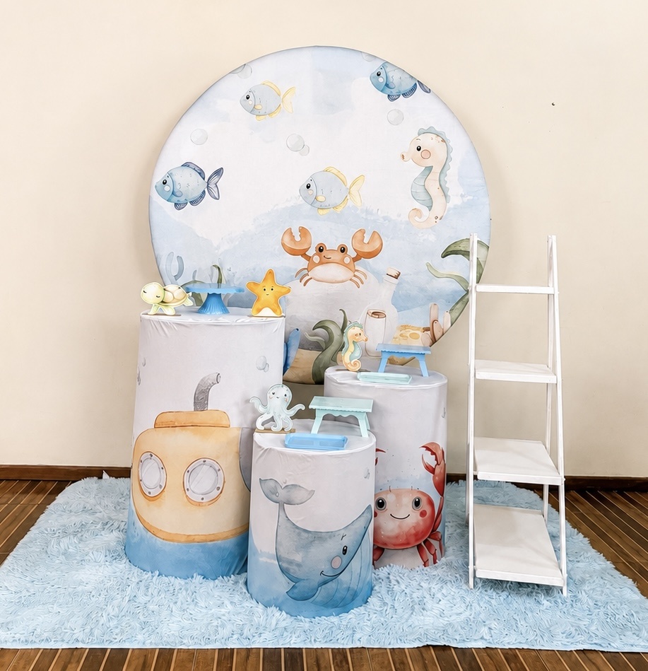 Kit Básico Plus Fundo Do Mar Menino - Mila Saldanha Locações