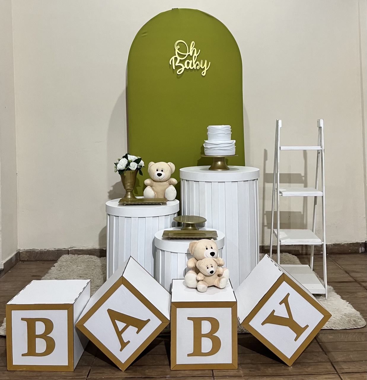 Alugue Kit Luxo Oh Baby Verde Completo - Mila Saldanha Locações