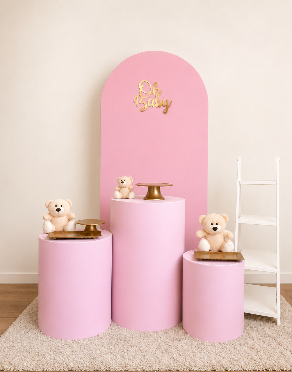 Kit Básico Plus Oh Baby Rosa - Mila Saldanha Locações