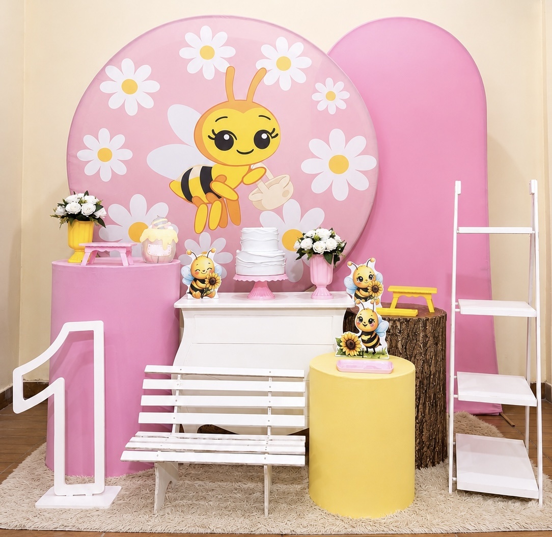 Kit Premium Plus Abelhinha Rosa - Mila Saldanha Locações