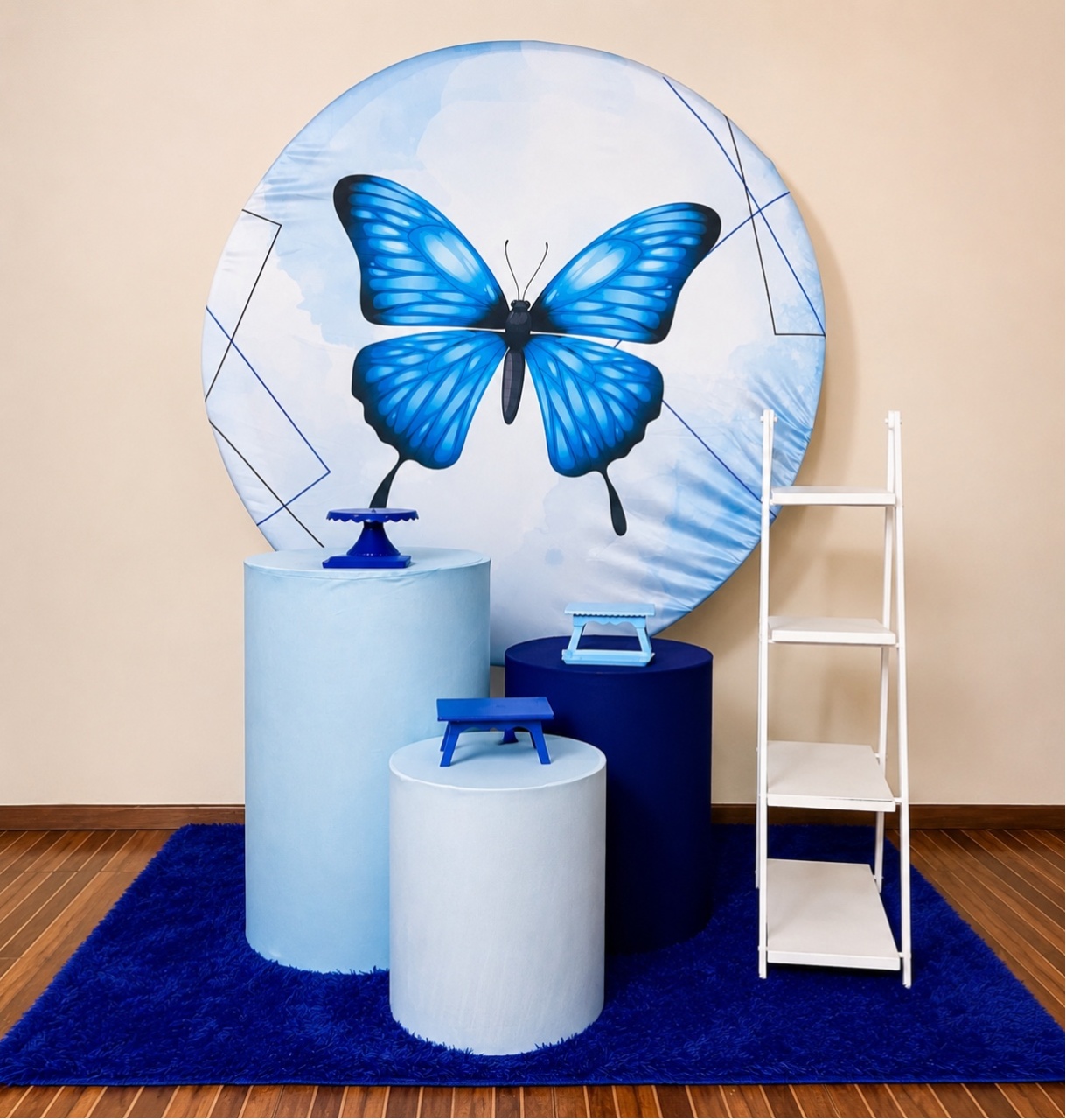 Kit Básico Plus Borboleta Azul - Mila Saldanha Locações