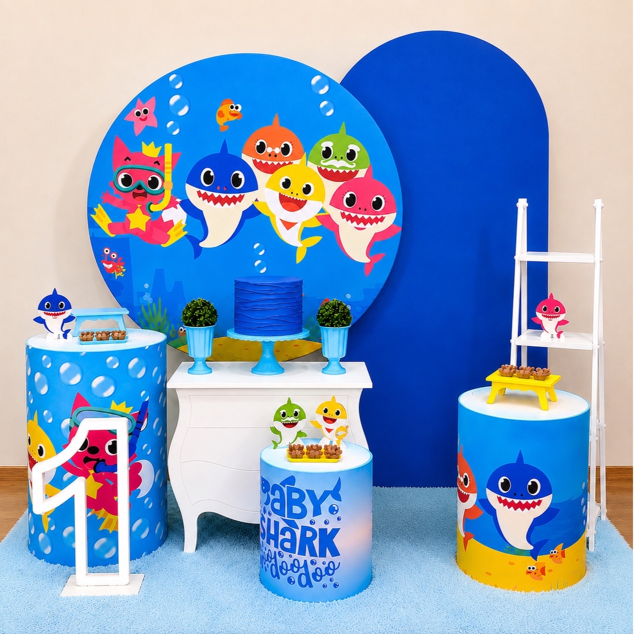 Kit Premium Plus Bebê Tubarão - Mila Saldanha Locações