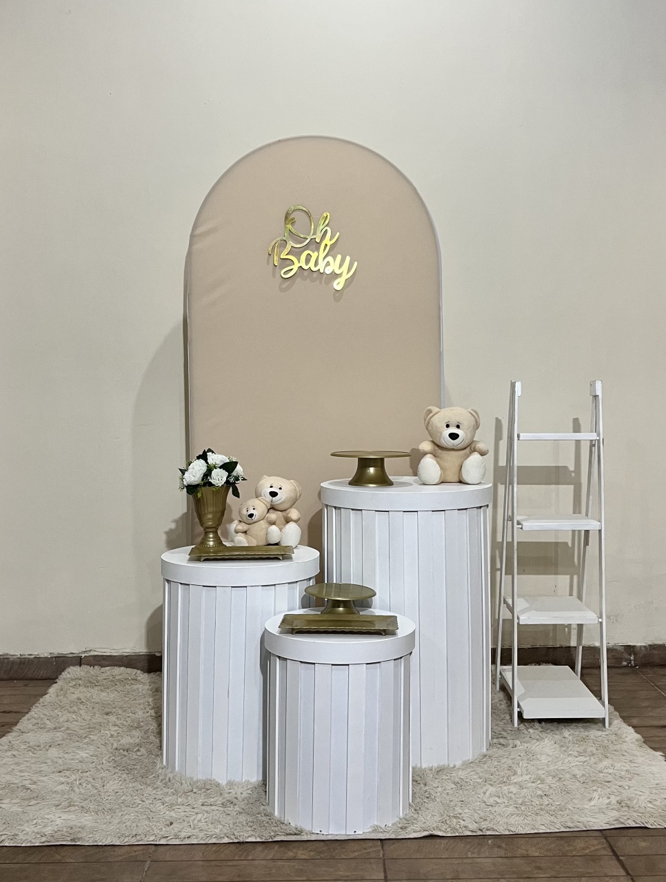 Alugue Kit Luxo Oh Baby Bege Plus - Mila Saldanha Locações