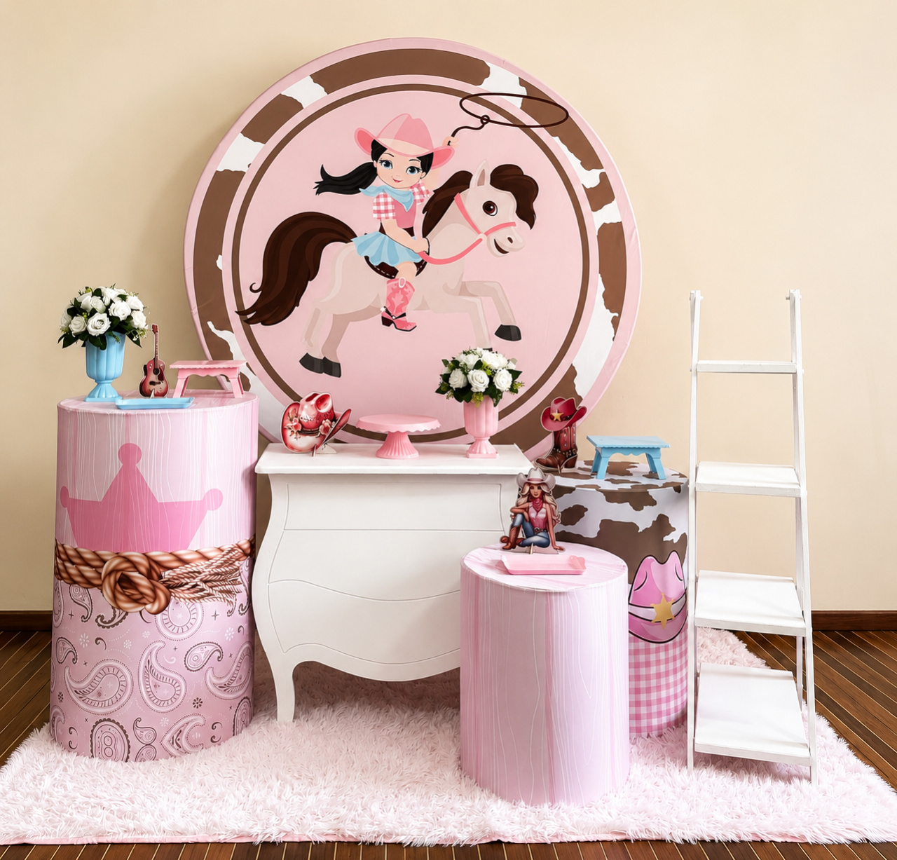 Kit Cavalo Rosa Premium - Mila Saldanha Locações