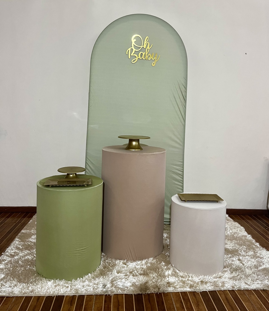 Kit Oh Baby Verde E Bege Básico - Mila Saldanha Locações