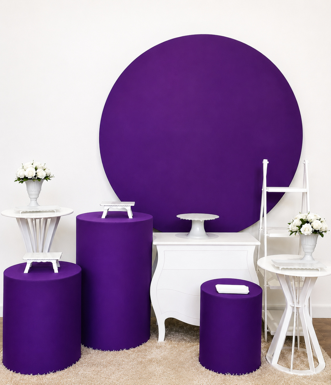 Kit Premium Roxo 15 Anos - Mila Saldanha Locações