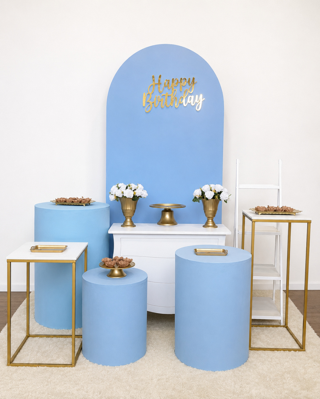 Kit Premium Azul Claro 15 Anos - Mila Saldanha Locações