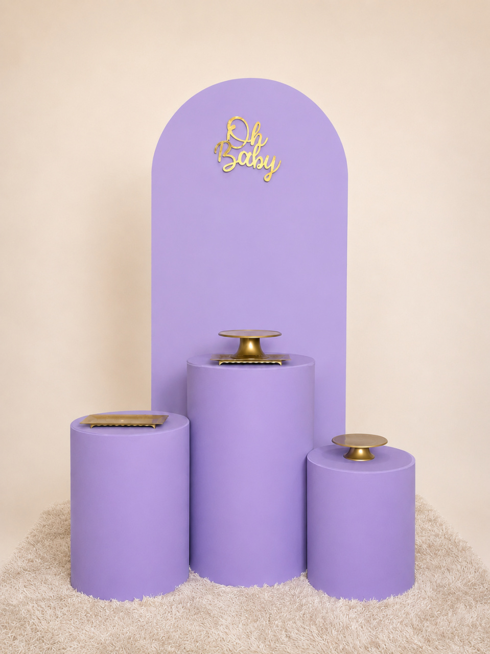 Kit Básico Oh Baby Lilas - Mila Saldanha Locações