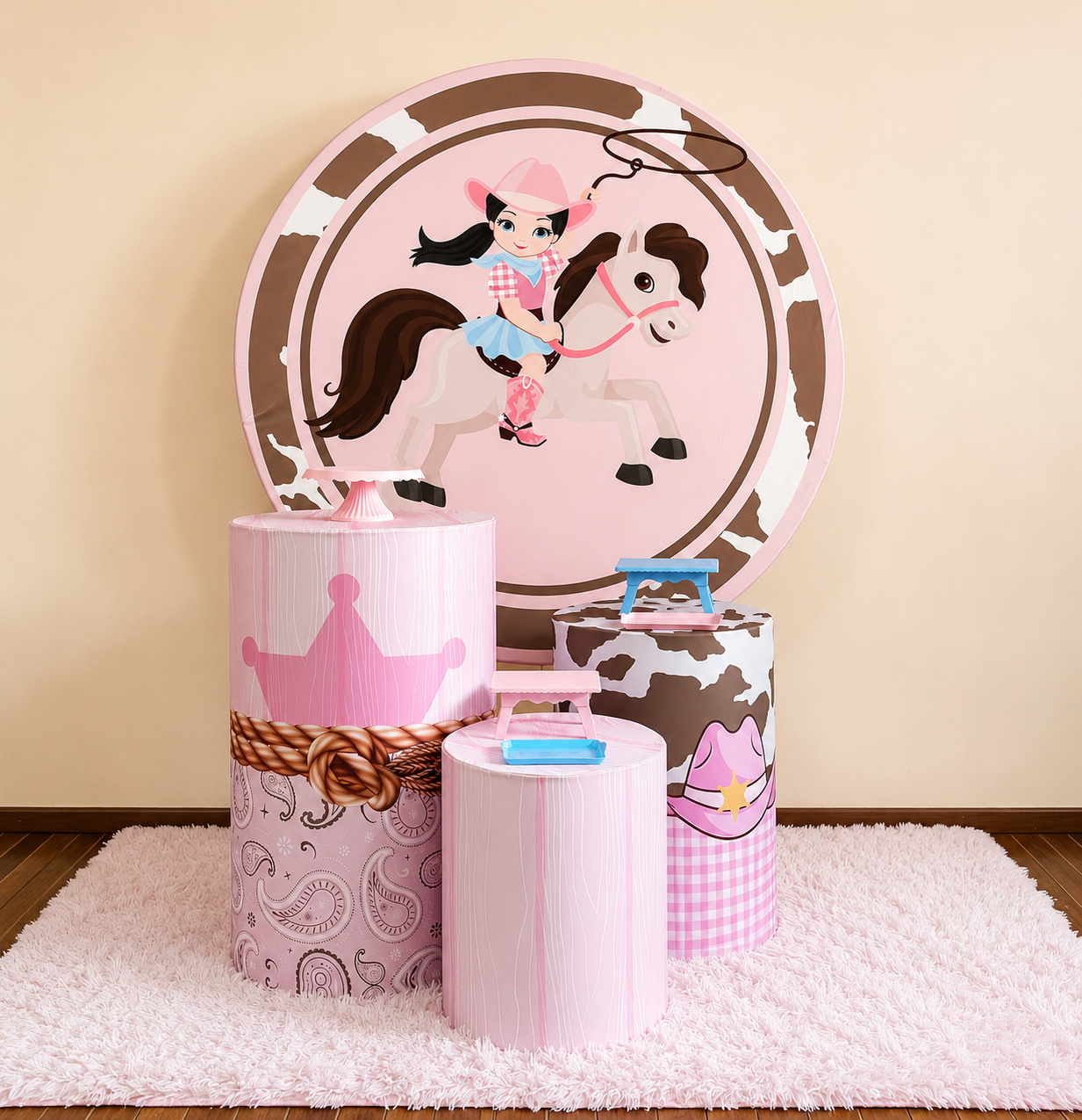 Kit Cavalo Rosa Básico - Mila Saldanha Locações