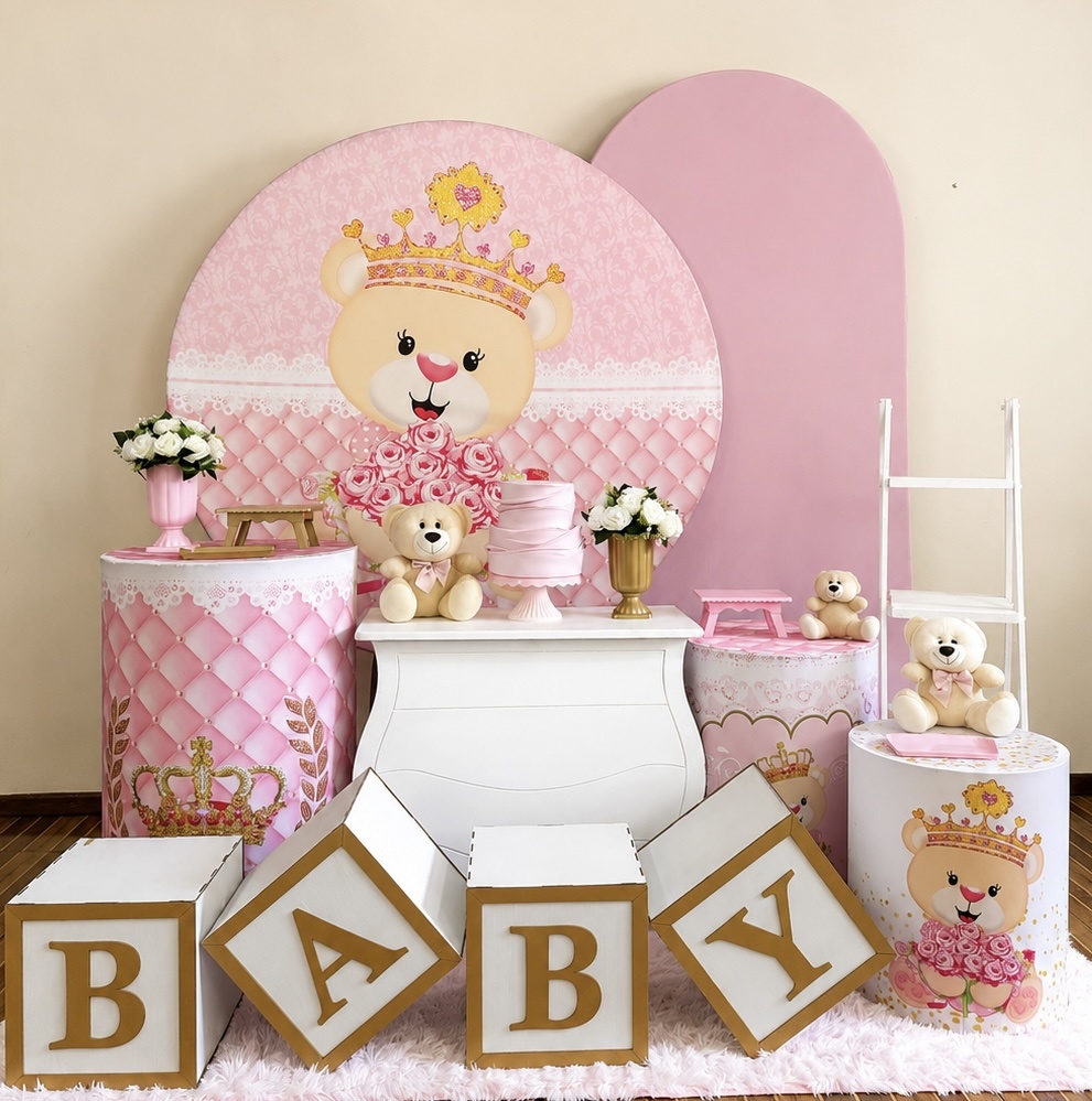 Kit Premium Plus Ursinha Rosa - Mila Saldanha Locações
