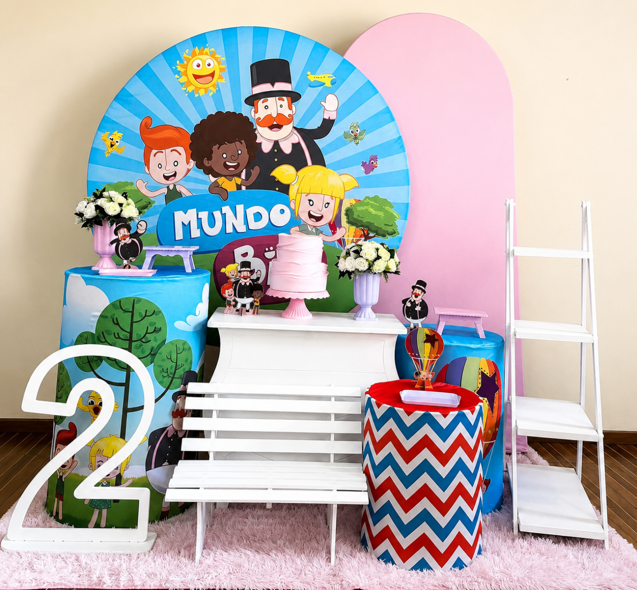 Kit Premium Plus Mundo Bita Menina - Mila Saldanha Locações