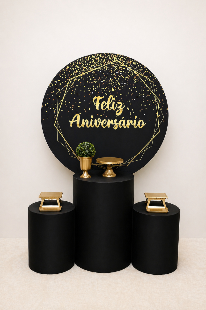 Kit Básico Feliz Aniversário - Mila Saldanha Locações