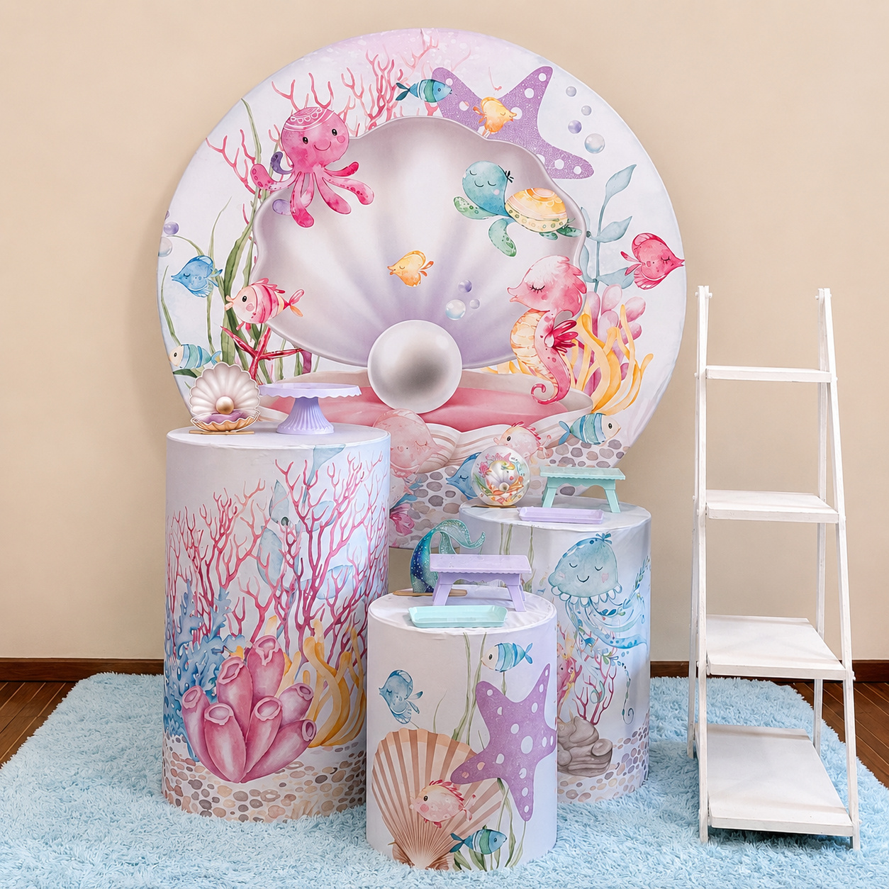 Kit Fundo Do Mar Menina Básico Plus - Mila Saldanha Locações