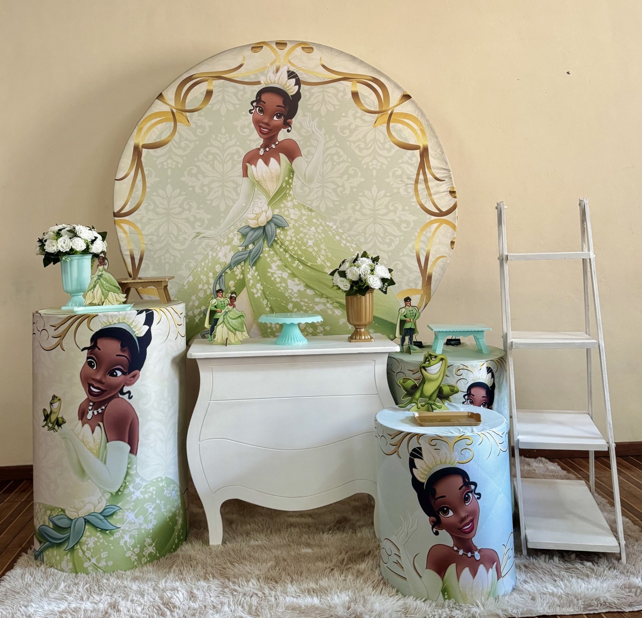 Kit Princesa Tiana Premium - Mila Saldanha Locações