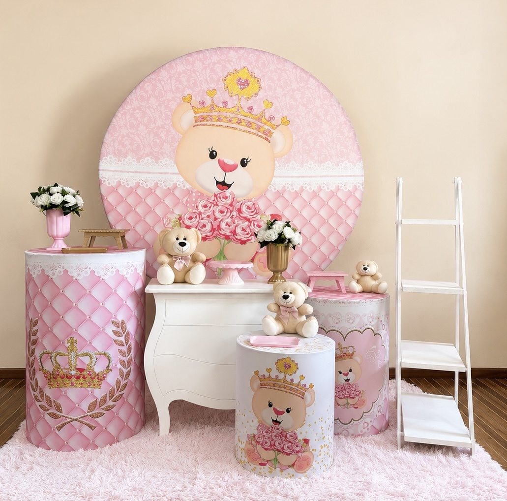 Kit Premium Ursinha Rosa - Mila Saldanha Locações