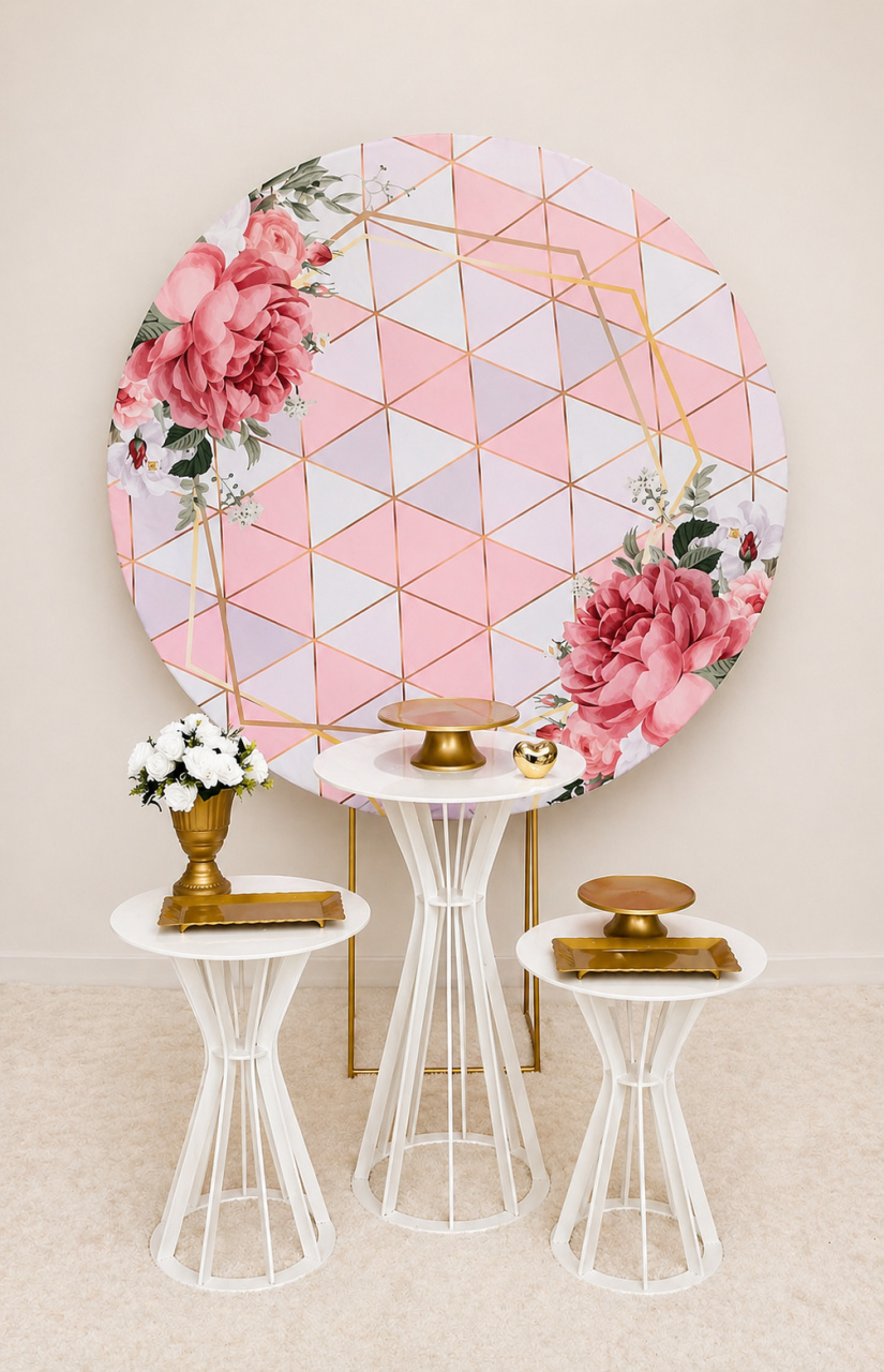 Kit Premium Floral Rosa - Mila Saldanha Locações