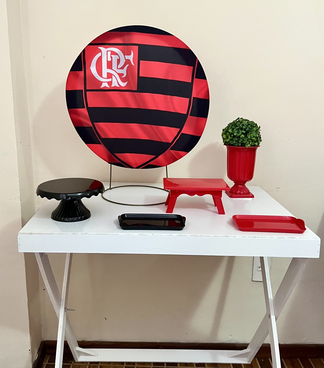 Kit de Mesa Flamengo - Mila Saldanha Locações