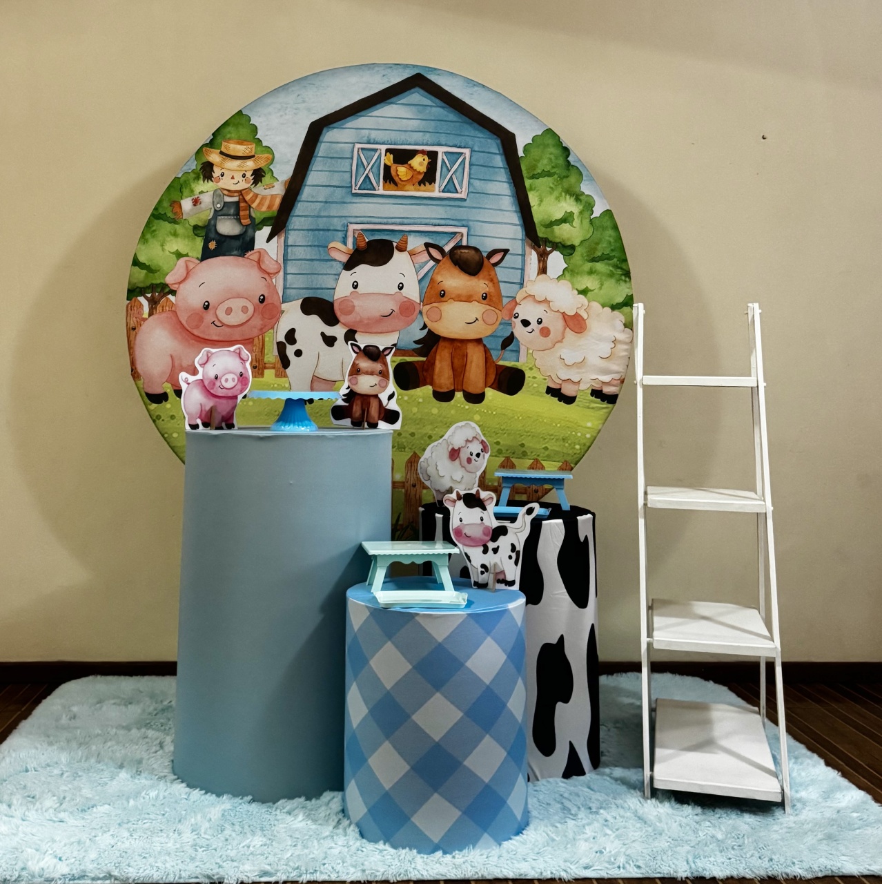 Kit Básico Plus Fazendinha Azul - Mila Saldanha Locações