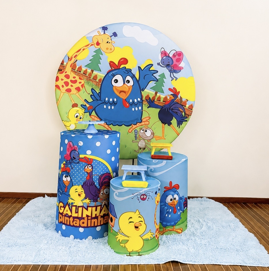 Kit Básico Galinha Pintadinha - Mila Saldanha Locações