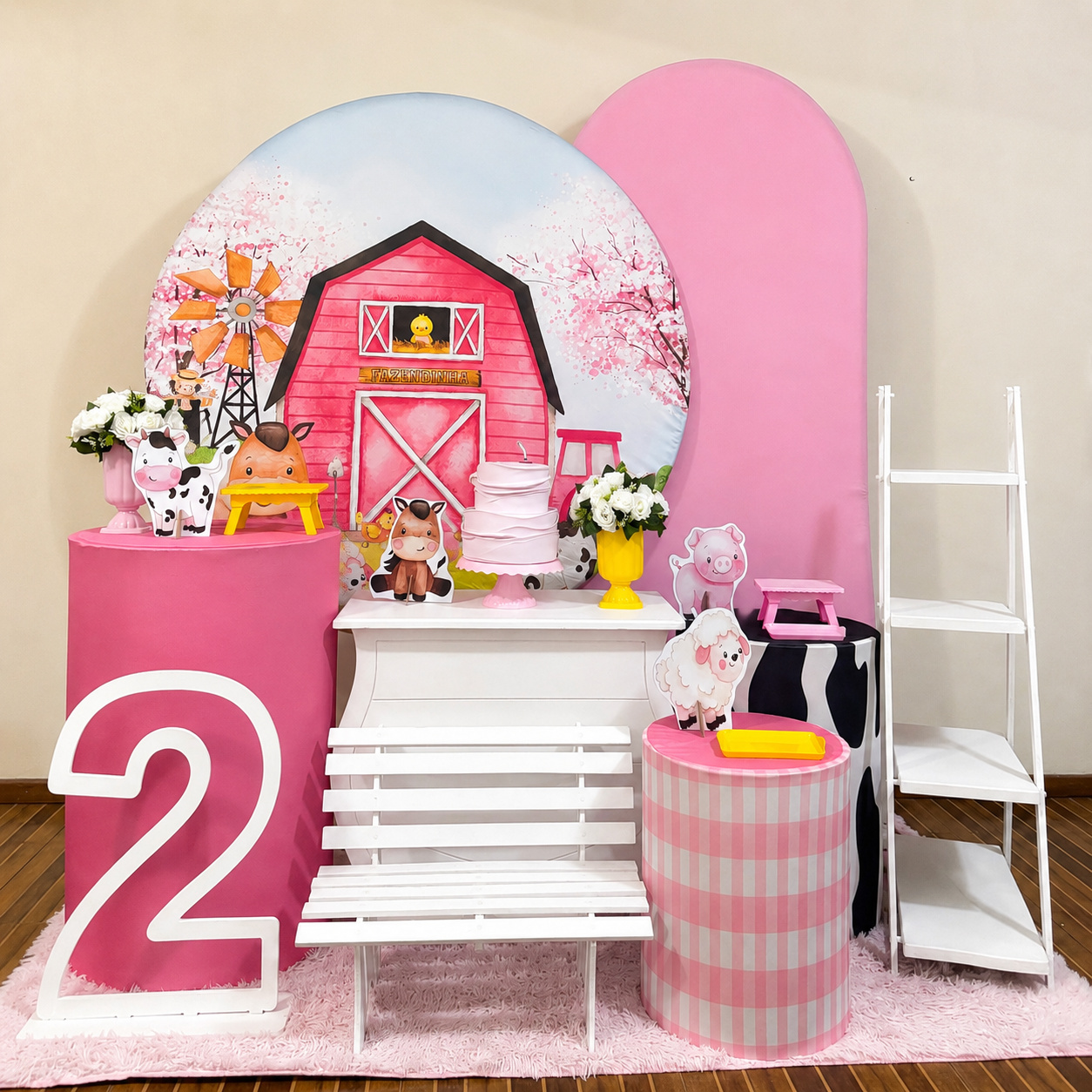 Kit Fazendinha Rosa Premium Plus - Mila Saldanha Locações