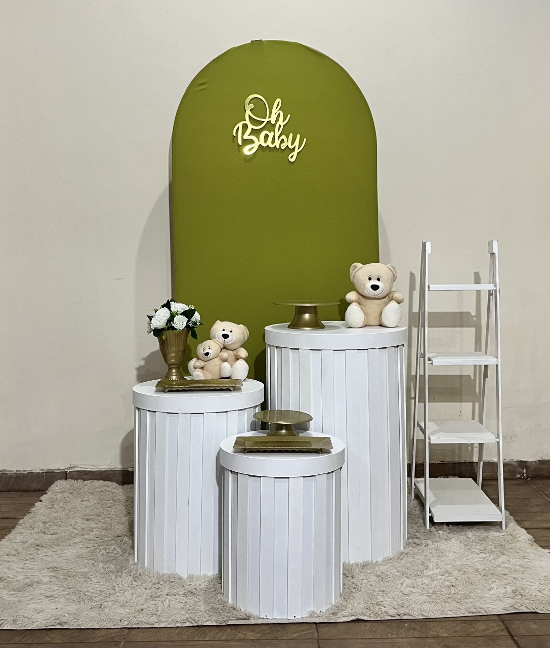 Alugue Kit Luxo Oh Baby Verde Oliva - Mila Saldanha Locações