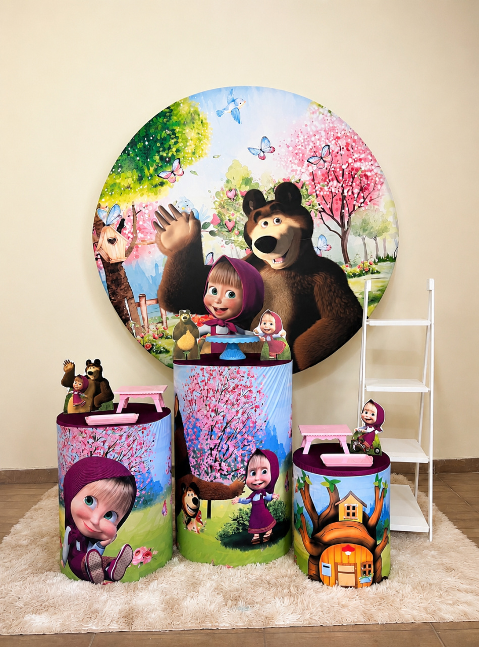 Kit Masha E O Urso Básico Plus - Mila Saldanha Locações