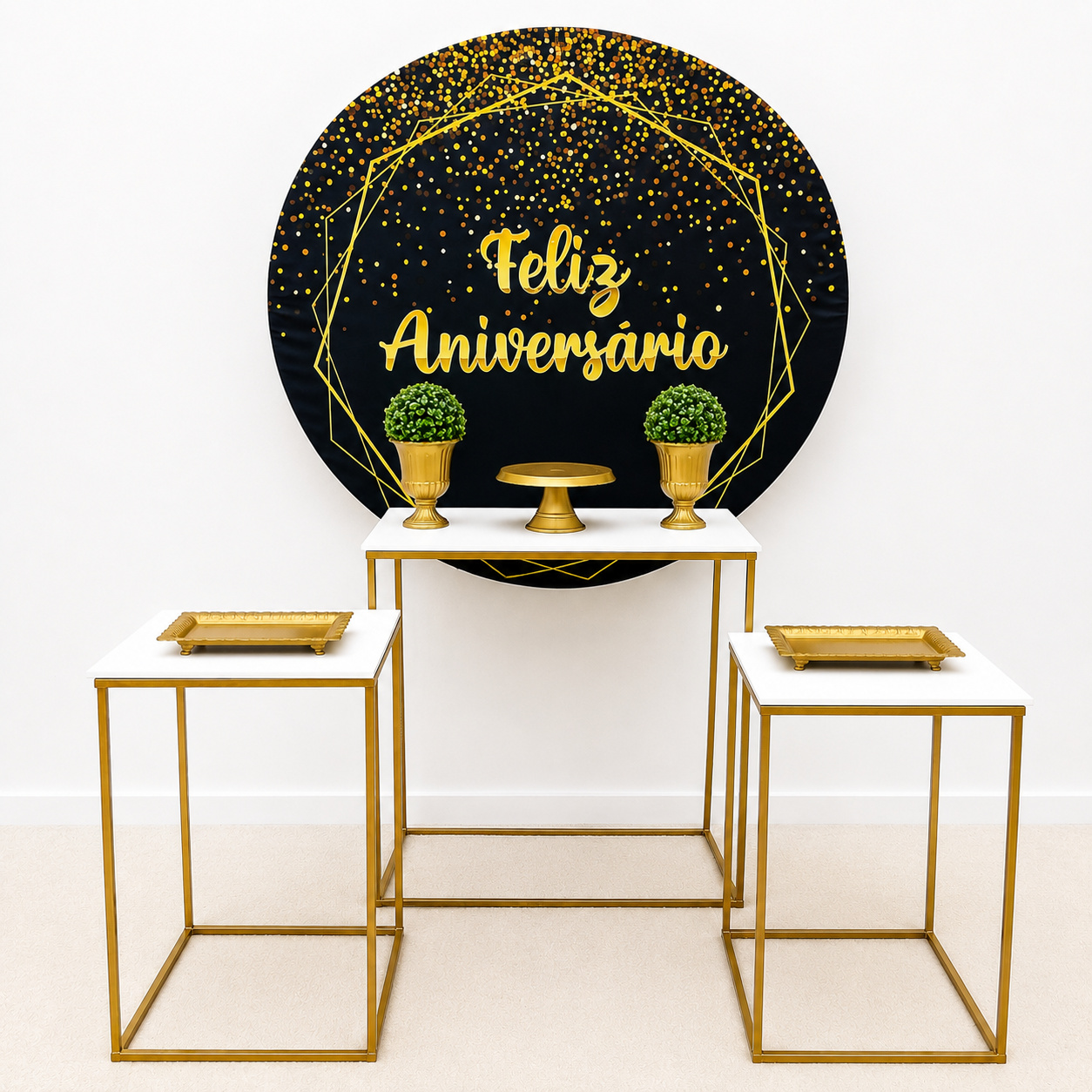Kit Premium Feliz Aniversário - Mila Saldanha Locações