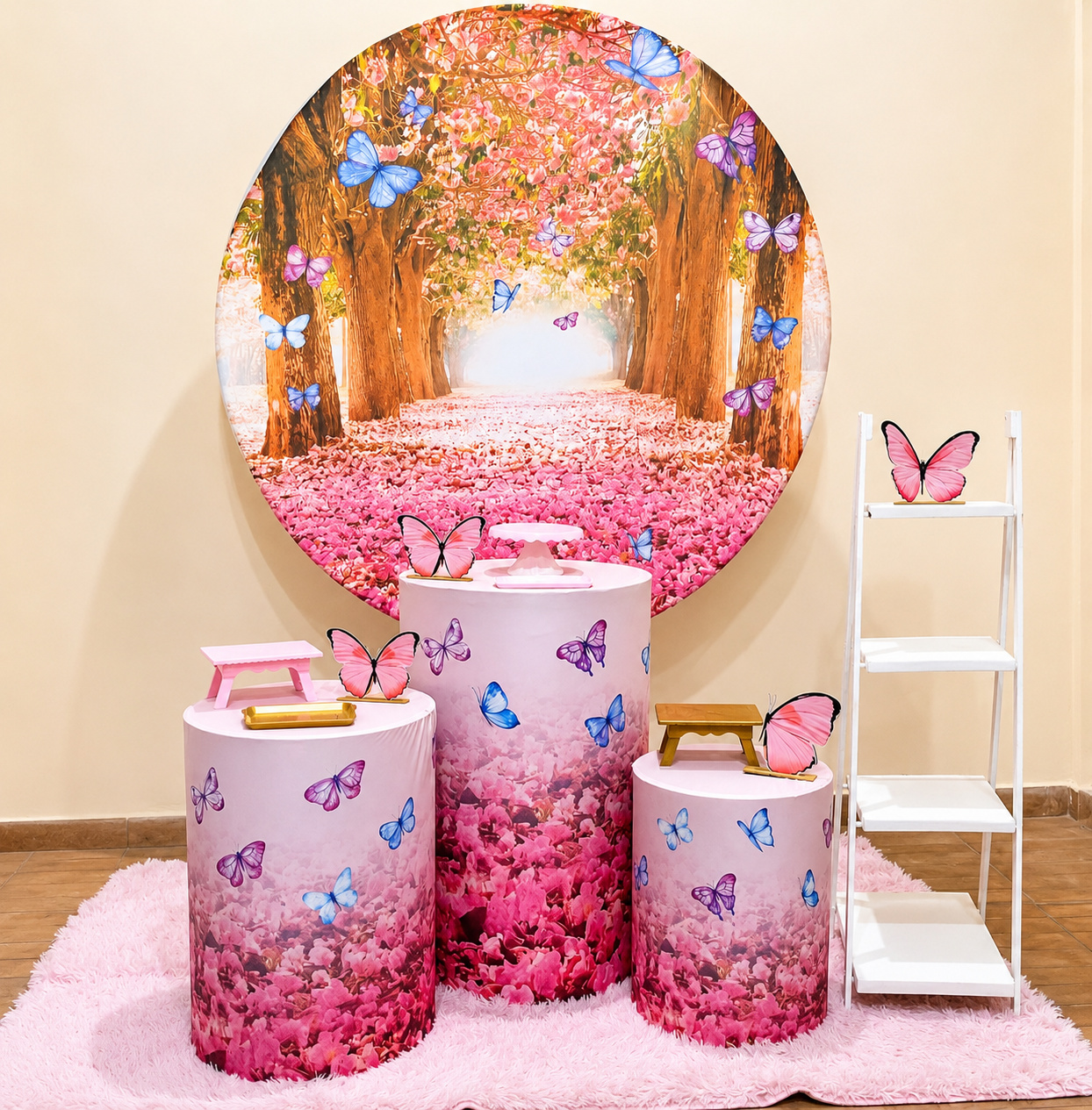 Kit Básico Plus Borboleta Rosa - Mila Saldanha Locações