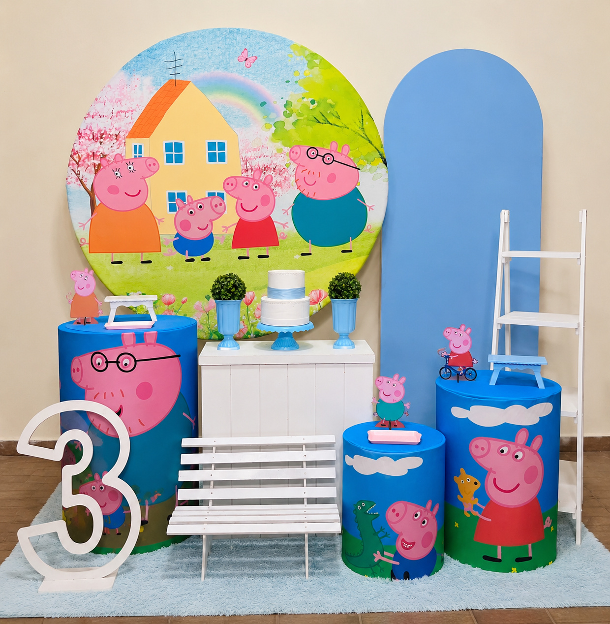 Kit Premium Plus Peppa Pig Menino - Mila Saldanha Locações