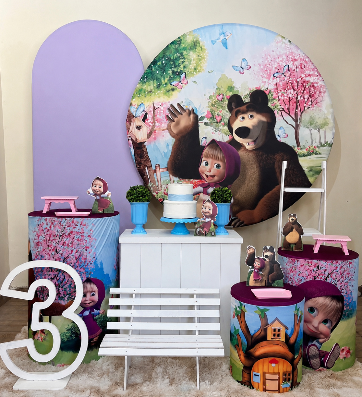 Kit Masha E O Urso Premium Plus - Mila Saldanha Locações