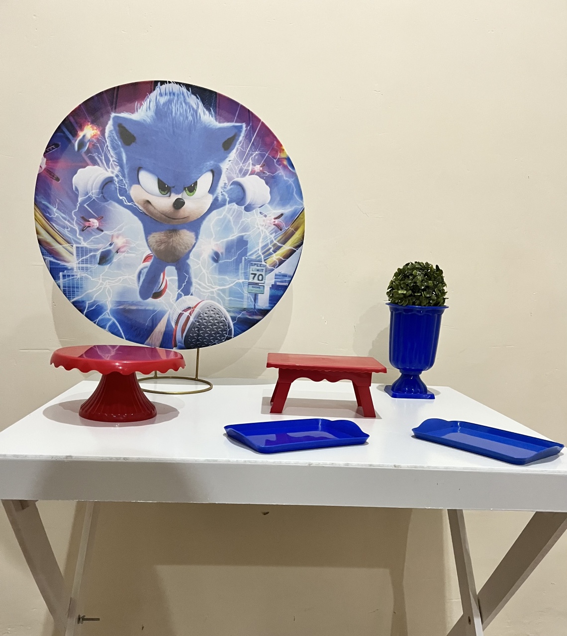 Kit de Mesa Sonic - Mila Saldanha Locações